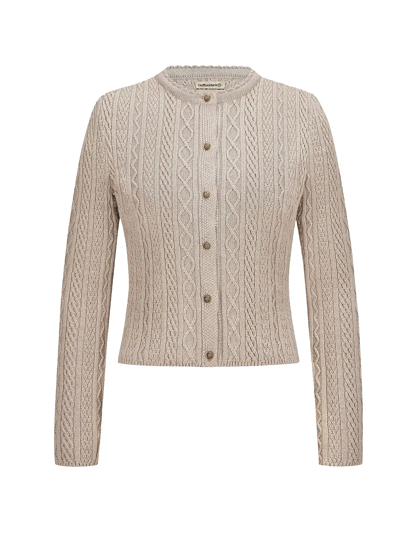GOTTSEIDANK | Trachten Strickjacke SOPHIA | creme
